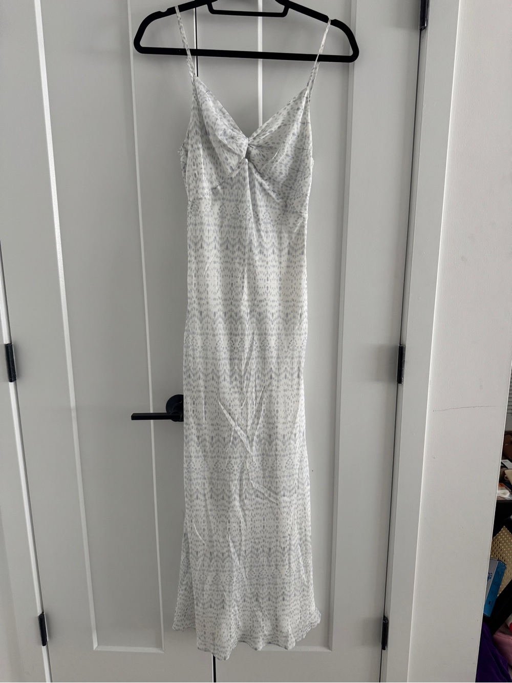 Like new! White Printed Slip Dress by INTERMIX
